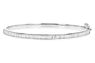 A301-65256: BANGLE 1.02 TW BAGUETTE DIAMONDS