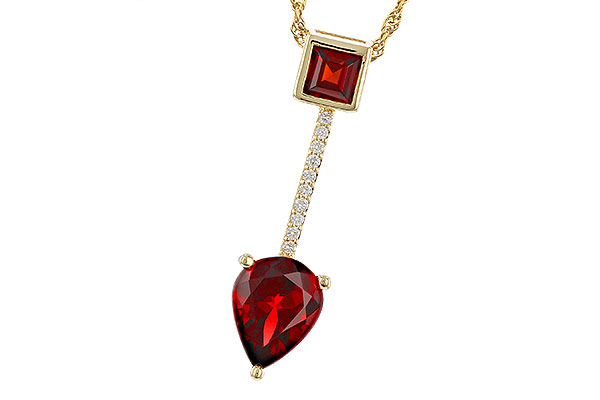 E302-57010: NECKLACE 2.15 GARNET 2.20 TGW