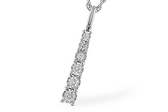 H301-72464: NECKLACE .25 TW