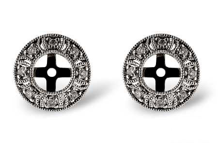 K028-08828: EARRING JACKETS .12 TW (FOR 0.50-1.00 CT TW STUDS)