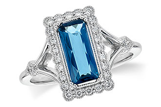 K218-06164: LDS RG 1.58 LONDON BLUE TOPAZ 1.75 TGW