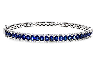 L302-62464: BANGLE 5.09 TW SAPPHIRE 5.65 TGW